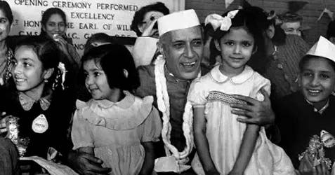 Jawaharlal Nehru on Children's Day