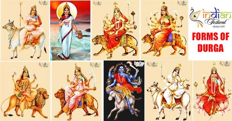 different forms of maa durga