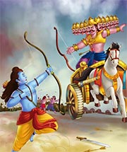 lord rama fight with ravana