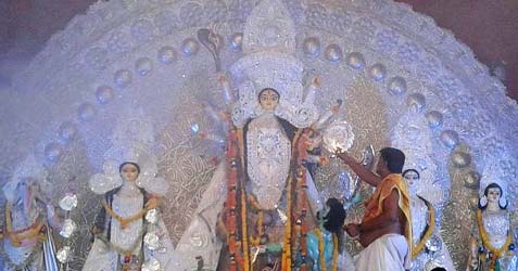 ketopole sammilani durga puja