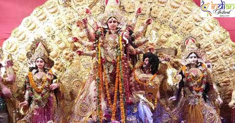 kheyali sangha durga puja