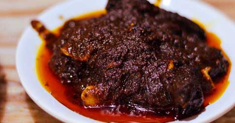 kosha mangsho - durga puja traditional recipes