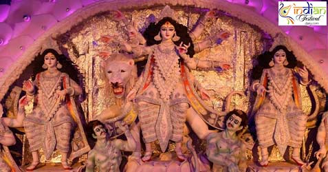 paschim putiary sarbojanin nabo durgotsav