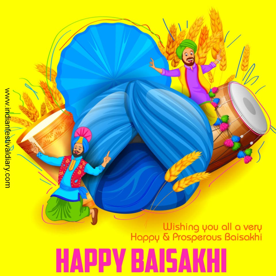 Baisakhi / Vaisakhi Greetings 2023 | Indian Festival Diary