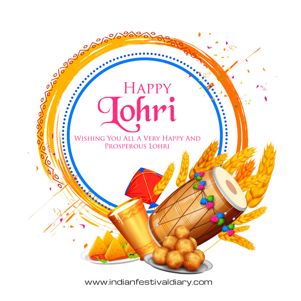 lohri festival greetings 2024