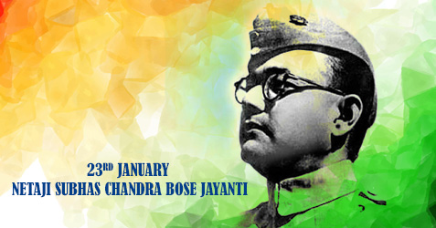 Netaji Subhas Chandra Bose Jayanti festival greetings 2024